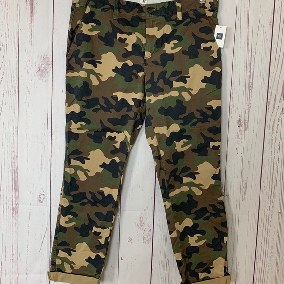 gap womens camo pants